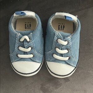 GAP Baby Denim Blue Sneakers
